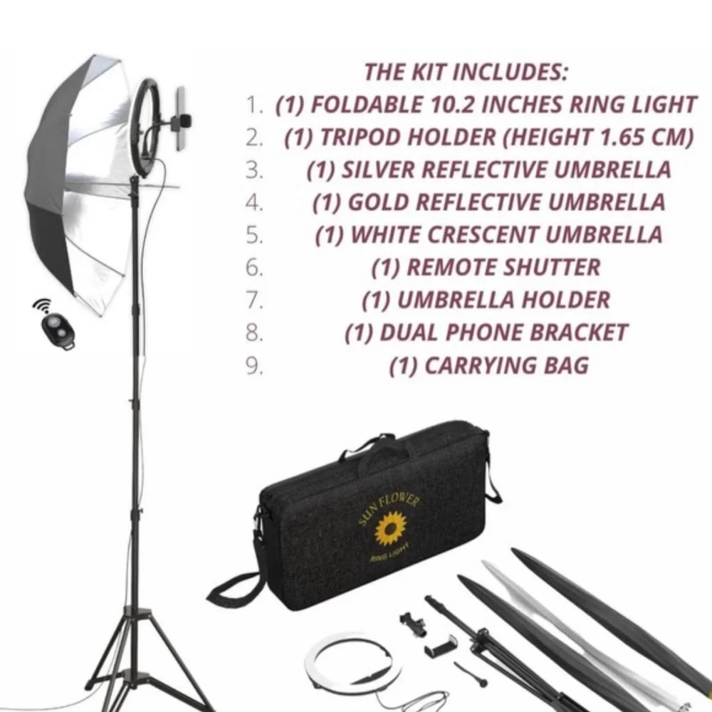 Sunflower ring light.